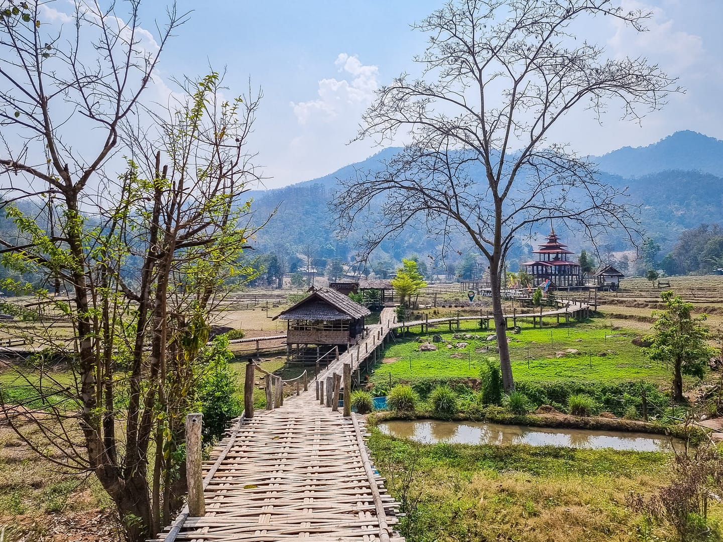 Kho Ku So Bamboo Bridge pai thailande