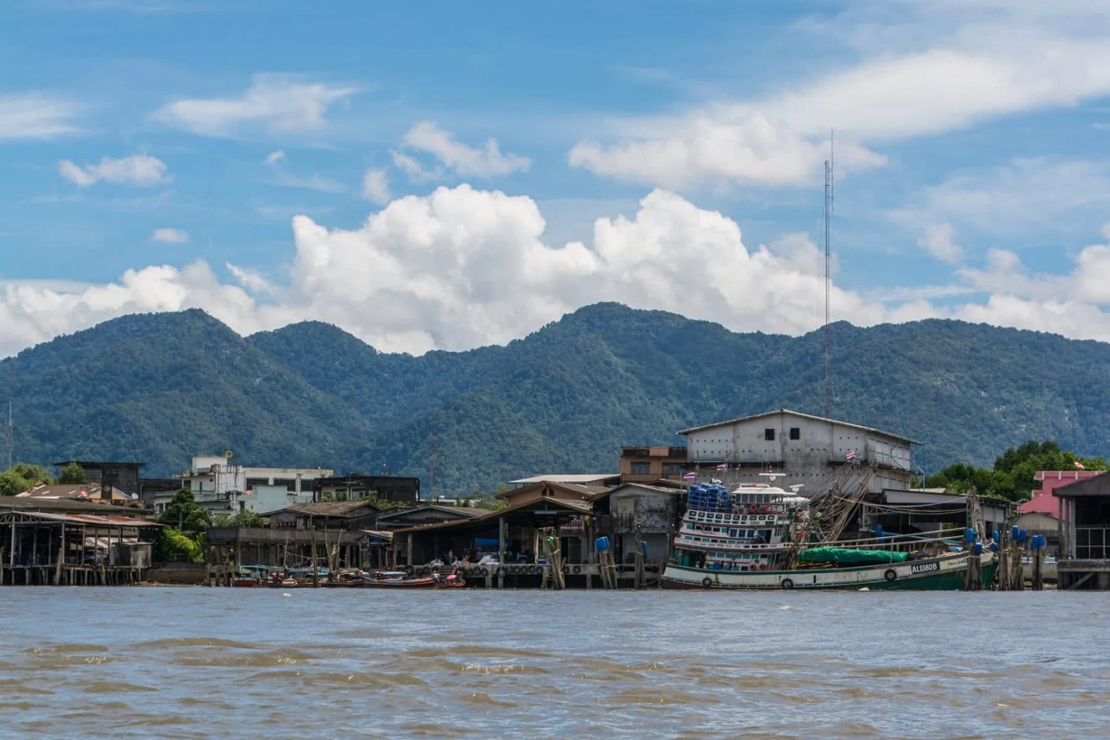 au port de ranong - thailande