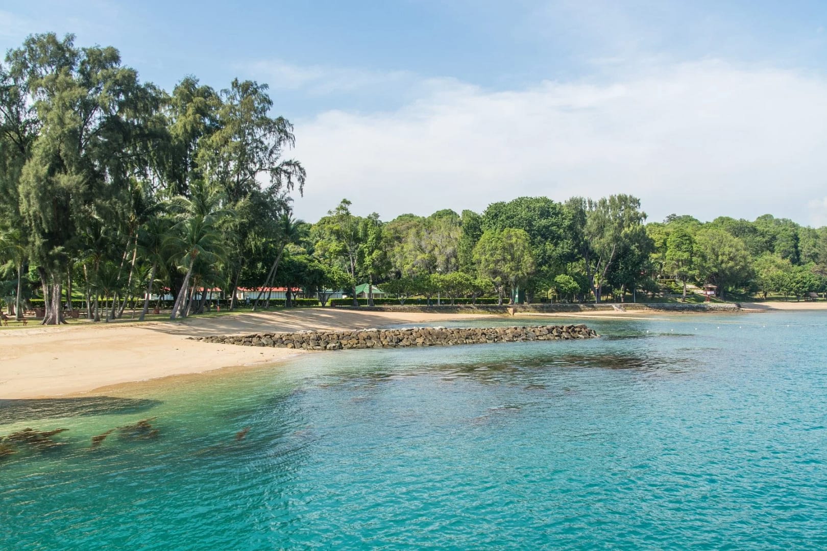 plage ile st john - singapour