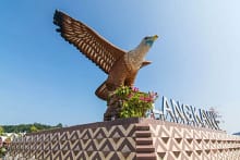 aigle symbole ile langkawi - malaisie