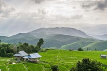 rizières de baan pa pong pieng - chiang mai