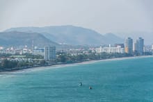 plage hua hin depuis takiap