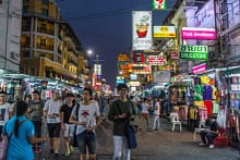 khao san road nuit bangkok