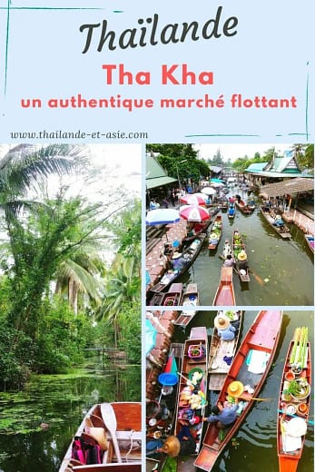 pinterest marché flottant tha kha thailande