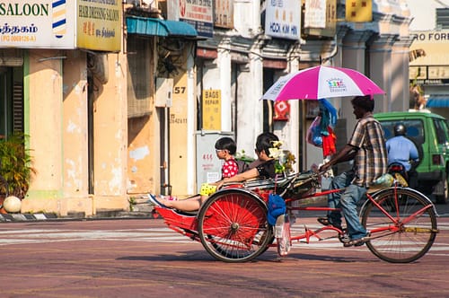 trishaw a georgetown penang - malaisie