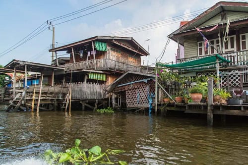 maison bois long canaux bangkok