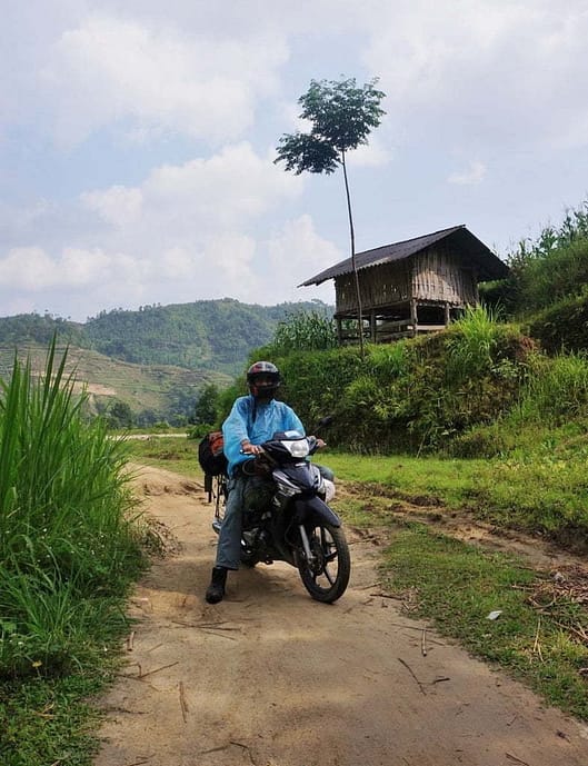 moto nord Vietnam - route entre Vinh Quang et Ha Giang