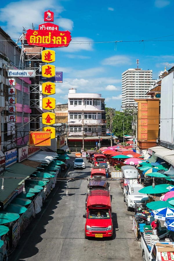 chinatown autour marché warorot chiang mai