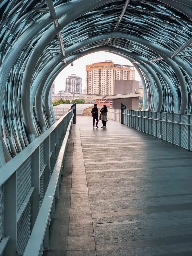 traversée pont saloma kuala lumpur