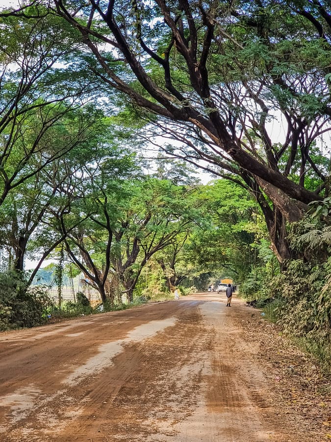 route terre proche vientiane