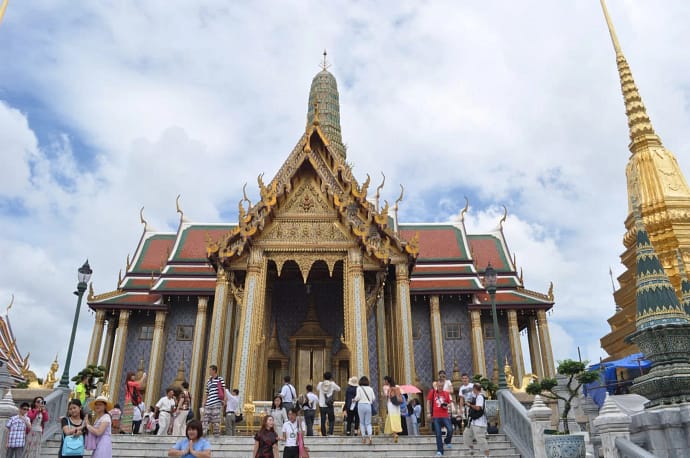 un peu de ciel bleu en juilet a bangkok