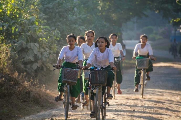 écoliers hpa an birmanie