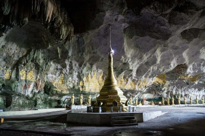 grotte saddan hpa an birmanie