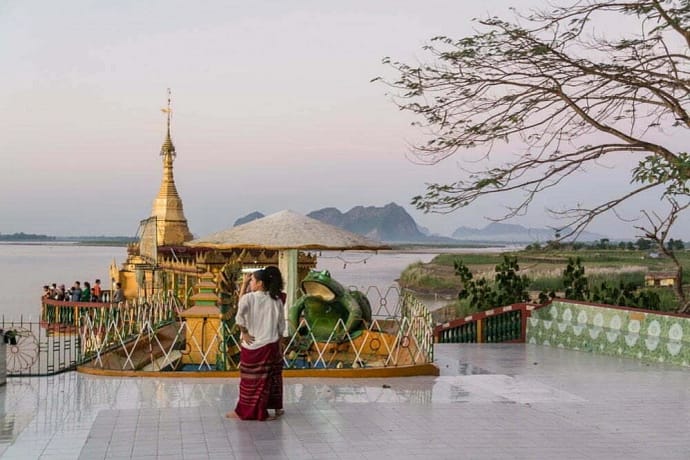 pagode de Shwe Yin Myaw hpa an birmanie