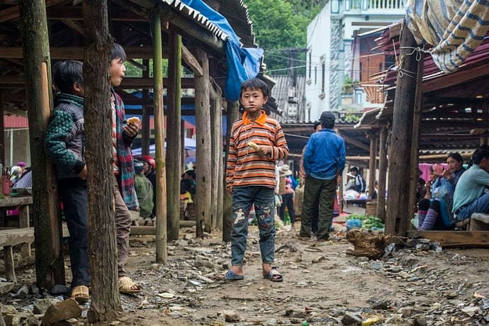 marché Lung Phin - Bac Ha Vietnam