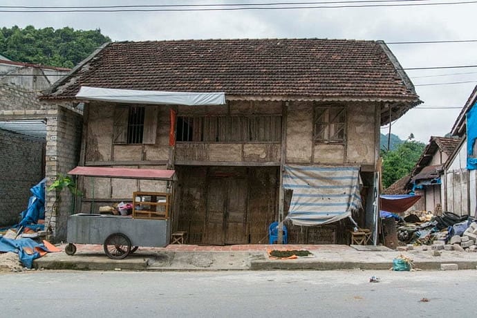 moto nord Vietnam - maison a Tam Son