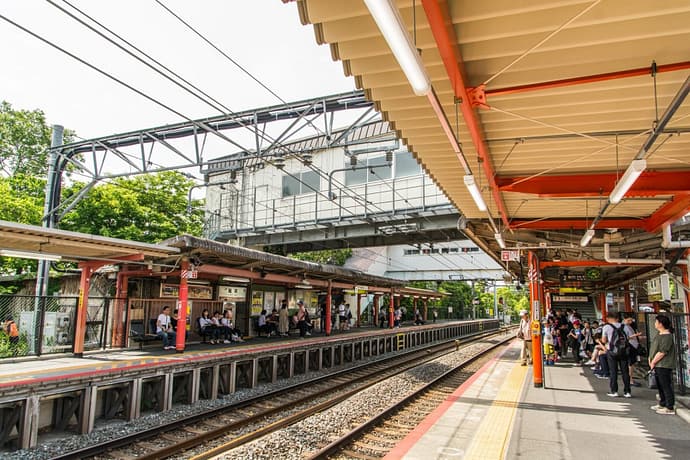 gare train fushimi inari japon