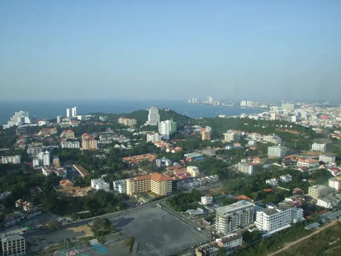 vue sur pattaya depuis park tower