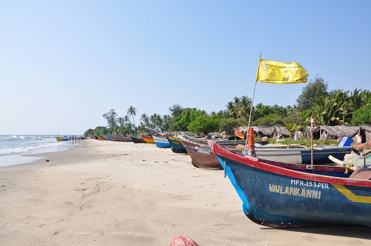 plage goa inde sud