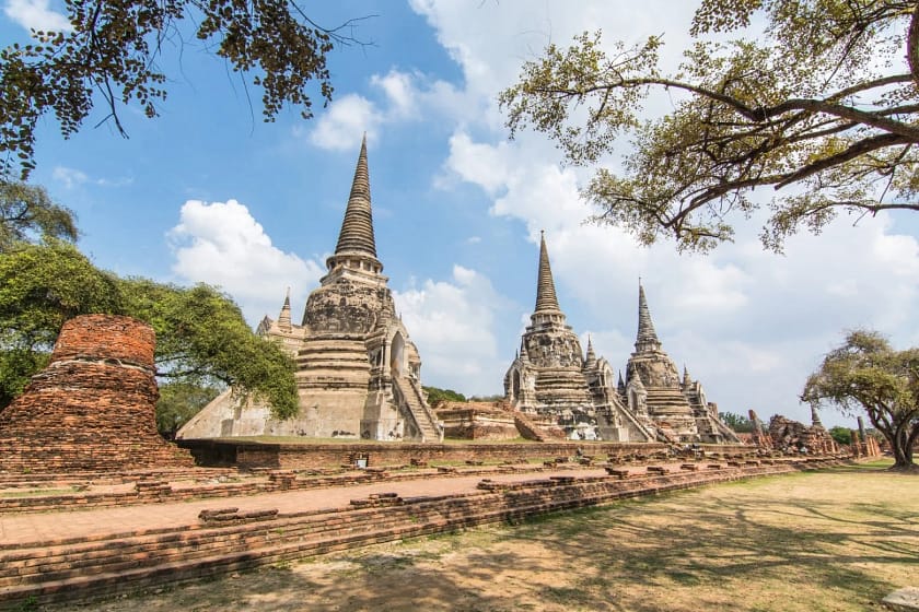 parc historique ayutthaya - thailande