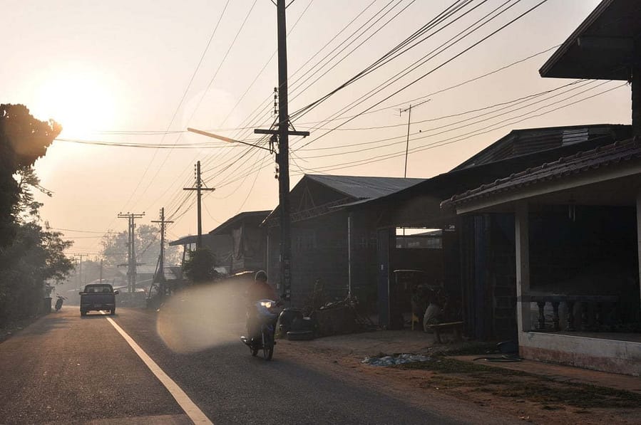 Route 2112-Khong Chiam-Sam-Phan-Bok-Ubon Ratchathani-Thailande