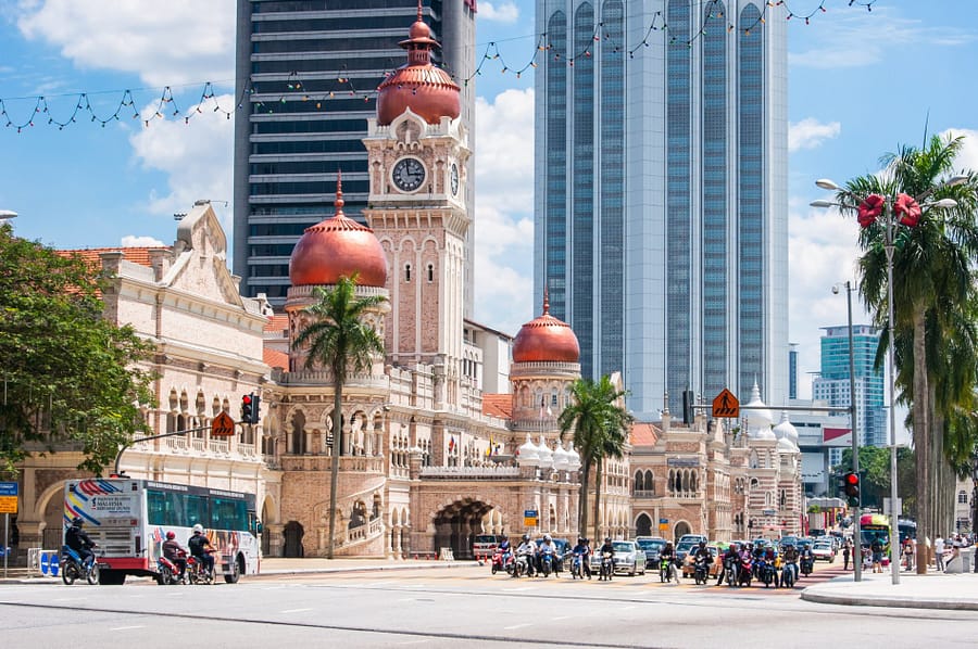 vue ensemble Sultan Abdul Samad Building kuala lumpur