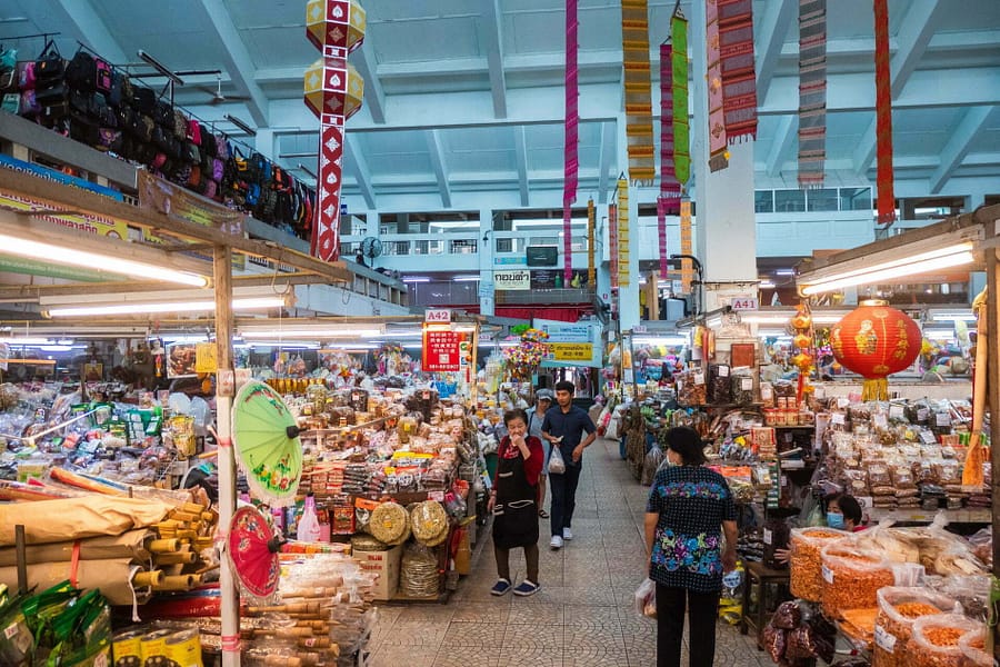 marché ton lam yai chiang mai