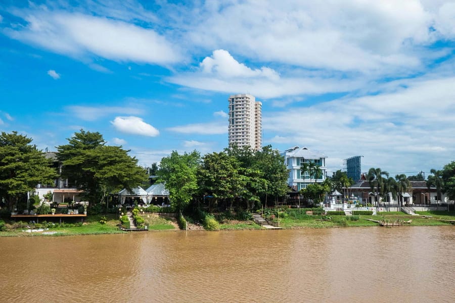 vue rive rivière ping chiang mai