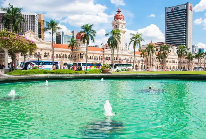 vue sur lesultan abdul samad building