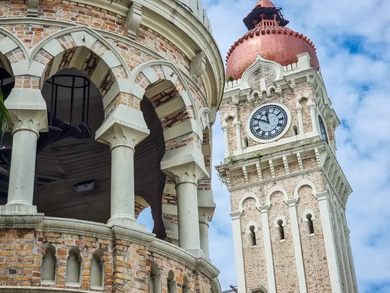 detail architecture Sultan Abdul Samad Building kuala lumpur