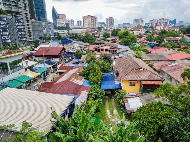 vieux quartier kampung baru kuala lumpur