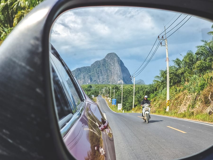 route phang nga retroviseur