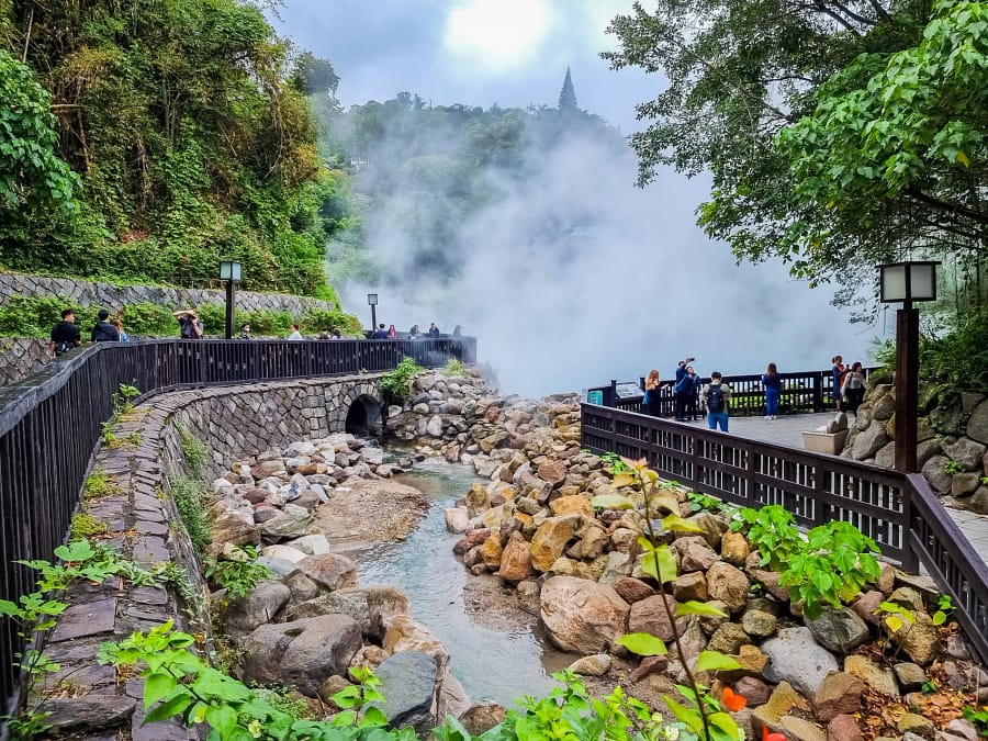 source eau chaude beitou taiwan