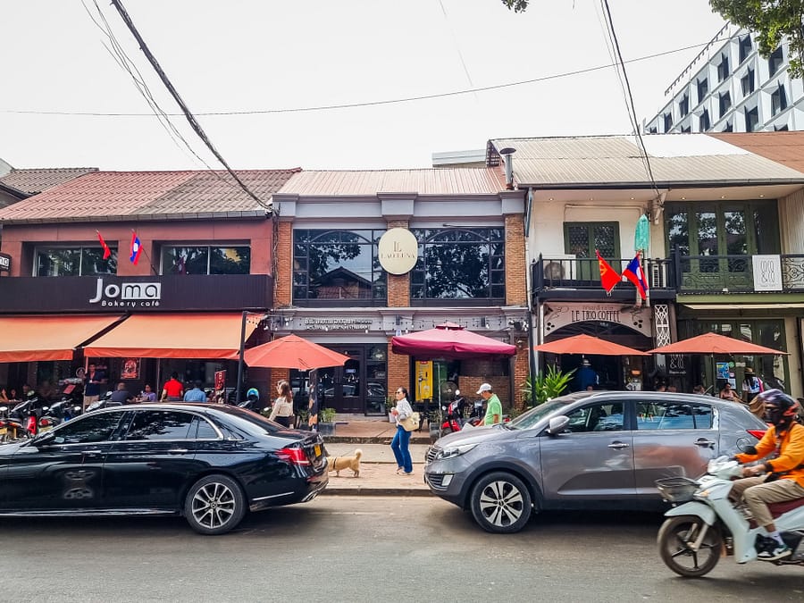 cafés restaurants rue Vientiane