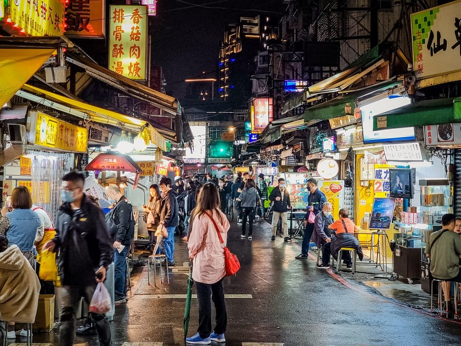 au marché de nuit de Guangzhou taipei