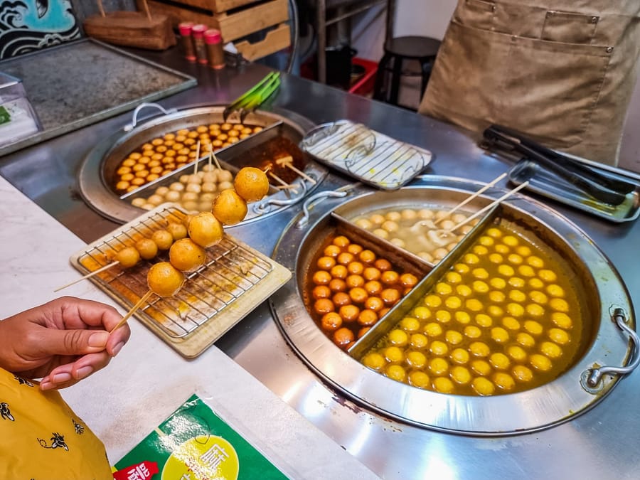 boulettes de viandes jiufen old street