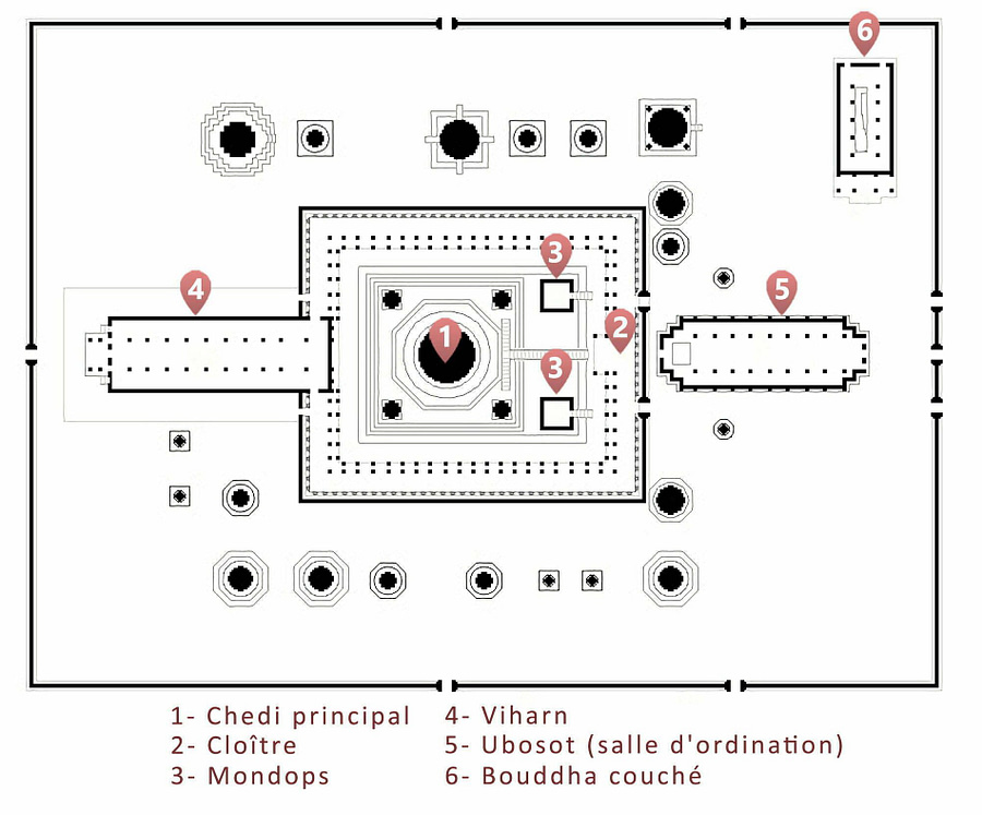 plan wat-yai-chai-mongkhon ayutthaya