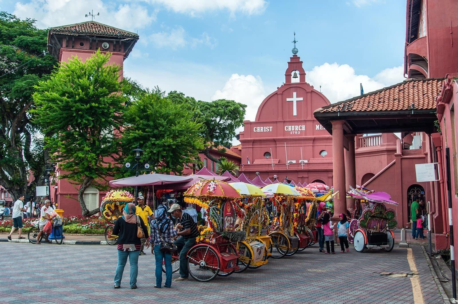 place rouge a malacca malaisie