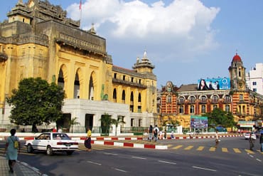 centre ville yangon 2008