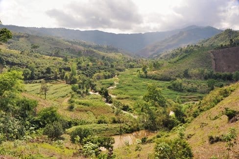 montagne nan nord thailande