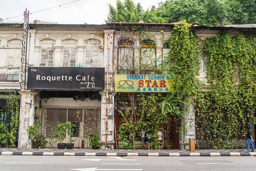 facades immeubles ipoh - malaisie