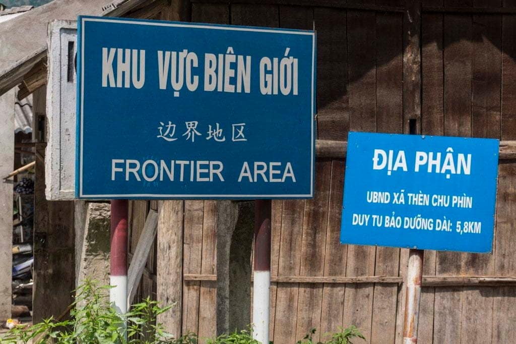 nord Vietnam - route près de la frontiere chinoise