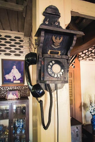 vieux telephone baan sao nak lampang thailande