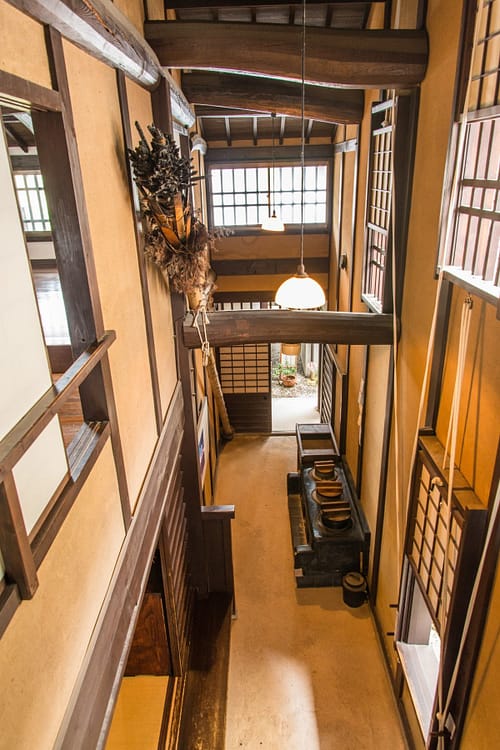 vue etage naramachi koshino le nara - japon