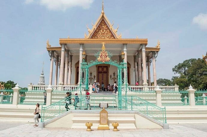 Pagode d'argent au Palais Royal Phnom Penh