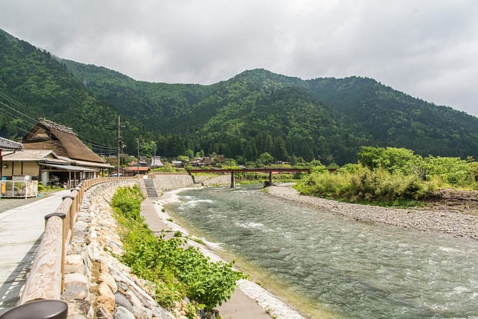 riviere village miyama kayabuki-no-sato - kyoto prefecture japon